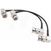 HangTon Connect HangTon - Cavo coassiale video 3G HD SDI BNC per Teradek Atomos Portkeys ALEXA DSMC2, trasmettitore per monitor della fotocamera, da BNC ad angolo retto a BNC ad angolo retto, 15 cm, confezione da 2