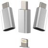 Kefiany Adattatore da Lightning a USB C maschio cavo di ricarica jack (3 confezioni) caricabatterie accessori alimentatore alimentatore di rete per iPhone Charger cavo di tipo C maschio compatibile per