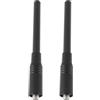 VGOL Antenna Telescopica A Doppia Banda con Guadagno NA-773 Connettore Femmina SMA Compatibile con Baofeng UV-5R UV-B5 82 Radio