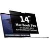 Pozlle Magnetico per la Privacy per MacBook PRO da 14 Pollici (2021-2023, M1, M2,), Schermo Protettivo Magnetico Rimovibile Contro la Luce Blu e i riflessi, Protezione della Privacy dello Schermo.