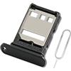 Eonpam Vassoio Carta SIM per (Honor Magic5 Lite) qualità Originale Porta Scheda SIM Ricambio Slot Scheda Memoria SD con Pin della Scheda SIM(Nero)