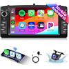 Hodozzy 2GB+64GB Android Autoradio per Toyota Corolla E120 2000-2006 BYD F3 2006-2013 con CarPlay Android Auto, Hodozzy 2 Din 7 Pollici Touchscreen Stereo con GPS Bluetooth WIFI EQ FM/RDS Radio +Telecamera