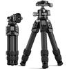 SIRUI AM-223S+G0 Mini treppiede per fotocamera in fibra di carbonio - ultraleggero 0,8 kg, altezza massima 42,4 cm, treppiede da tavolo con testa a sfera panoramica a 360°, supporto resistente fino a