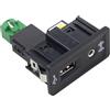 Doo Engy Connettore USB Aux-in femmina per Passat B8, Transporter T6, Golf 7, Golf VII, Beetle 5C, Sharan 7N, Caddy, Crafter, Jetta, Amarok, Arteon, Camper, Alhambra