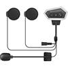 OBEST Cuffie Bluetooth 5.0 per Casco da Moto, Cuffie per Casco da Moto Vivavoce Wireless (BT12-2000)