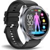 YUPENG 2026 AI Smartwatch Uomo ChatGPT, 1.53 Orologio Fitness Chiamate/Torcia, 24H Temperatura/Cardiofrequenzimetro/SOS, Android iOS