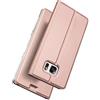 Verco Galaxy S7 Edge Cover, Custodia a Libro Pelle PU per Samsung Galaxy S7 Edge Case Booklet Protettiva [magnetica integrata], Rosa