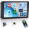 CAMECHO 4+64G 9 Pollici Autoradio per Ford Transit 2009-2016 Focus 2005-2008 con Telecamera Posteriore con DSP, Android 15 Wireless Carplay Bluetooth HD Radio con Android Auto GPS WIFI FM/RDS +Canbus