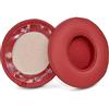 Sodorous Solo3 Cuscinetti auricolari di ricambio per cuffie Beats Solo 2 & Solo 3 senza fili, cuscinetti auricolari in memory foam con morbida pelle proteica (Vino Rosso)