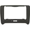 tomzz Audio 2403-045 Cornice radio doppio DIN compatibile con Audi TT 8J 2007-2014 nero