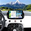 SIXWIN 4+128G Android 15 Autoradio con CarPlay/Android/Mirror Link per FIAT 500 2007-2015, 9 HD TouchScreen Schermo Navigatore WiFi RDS FM USB Bluetooth+AHD Retrocamera(Nero)