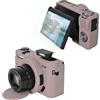 VOVMOEYA Custodia per fotocamera Canon Powershot G7 X Mark III con 2 pellicole proteggi schermo, protezione completa, custodia morbida in silicone per obiettivo rimovibile per Canon G7XIII G7X3