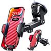 VANMASS Supporto per cellulare auto aggiornato, supporto per cellulare da auto, regolabile, ventilazione e ventosa, standard militare, per smartphone per iPhone 15, Samsung Huawei Mate 60 Pro, ecc.