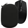 kwmobile Custodia Mouse Wireless Compatibile con Logitech G305 LIGHTSPEED - Custodia Neoprene Mouse - Astuccio Porta Mouse PC Gaming nero