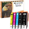 LOSMANN D&C - 5 cartucce compatibili con Epson 33 33XL per Epson Expression Premium XP-530 XP-540 XP-630 XP-635 XP-640 XP-645 XP-830 XP-900 XP-7100 (1 nero, 1 nero fotografico, 1 ciano 1 magenta 1 giallo)