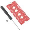 QUARKZMAN M2+ Adattatore di Estensione di Lunghezza M.2 NGFF/NVME 2230, 2242, 2260, 2280 Multipurpose SSD Piastra di Supporto di Estensione Scheda PCB per Case PC (Rosso)