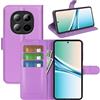 Fertuo Cover per Xiaomi Redmi Note 15 5G / 4G / POCO M8 5G, Custodia Portafoglio Cover a Libro in Pelle Flip Case Sottile con Silicone Bumper, Fibbia Magnetica, Porta Carte e Kickstand, Viola