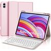 JADEMALL Custodia Tastiera per Redmi Pad Pro 12.1 2024, Italiana QWERTY Tastiera Bluetooth Staccabile Magnetica per Tablet Xiaomi Redmi Pad Pro 12.1 Pollici 2024, Rosa