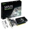 SAPLOS GTX 750 Ti Scheda Video 4 GB 128 bit, HDMI, VGA, DVI, Scheda grafica basso profilo PC, computer GPU, Low Power, PCI Express x16, DirectX 12