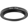 LT Easiyl Anelli Adattatori Per Filtri Per Obiettivi Da 32 Mm A 37 Mm Anelli Di Aumento In Lega Di Alluminio Per Fotocamera Nero