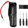 Fuworance Batteria di ricambio 800 mAh 3,7 V BAT90821 X compatibile con 908-21 X BAT90821 MGL9508 allarme ricaricabile agli ioni di litio batteria per allarme con chiusura a gancio+cacciavite