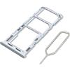 Eonpam Vassoio Carta SIM per (Samsung Galaxy A22 4G) qualità Originale Porta Scheda SIM Ricambio Slot Scheda Memoria SD con Pin della Scheda SIM(Bianco)