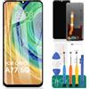 SRJTEK Per OPPO A77/A57 5G Schermo di Ricambio per OPPO A77 5G CPH2339 Display LCD per OPPO A57 5G PFTM20 Touch Digitizer Repiar Kit (senza cornice, nero)
