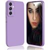 DESSEN Cover per Samsung Galaxy A16 5G / 4G - Silicone Custodia Antiurto Protezione Fotocamera Case Sottile e Morbida TPU Bumper Antishock Anti-Impronte, Viola