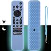 BIIULHCI Custodia con telecomando per Sony RMF-TX810P/TX810U/RMF-TX811U/RMF-TX910U/TX920U Voice Remote Cover - Custodia in silicone per accessori TV (Blue Glow)