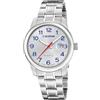 Calypso Orologio Uomo Analogico Acciaio Inox 316L Argento - Quarzo - Data - Vetro Minerale Resistente - Impermeabile 5 ATM K5872/2 Basic