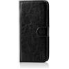 32nd Custodia a Portafoglio in Pelle PU per Nokia 6 (2017), Case Realizzato in Pelle Sintetica con Diversi Comparti e Chiusura Magnetica - Nero