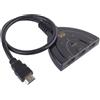 KIRVOS HDMI Switch Sdoppiatore hdmi Splitter,3-Porte Interruttore HDMI 4K (3 in 1 out) Sdoppiatore 3 Ingresso 1,Compatible con HDTV, Xbox, PS3, PS4, Apple TV, Fire Stickc