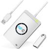 NIERBO Lettore NFC Scrittore Lettore di Smart Card NFC ACR122U Lettore RFID NFC Compatibile PC/SC 424 Kbps Supporta ISO 14443 A&B Mifare Felica e 4 Tipi di Tag NFC (Nessuna Carta)