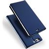 Verco Huawei P10 Cover, Custodia a Libro Pelle PU per Huawei P10 Case Booklet Protettiva [magnetica integrata], Azzurro