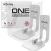 Sound bass ONE, Gen 2, SL e Play 1 Supporto da Parete, Confezione Doppia 2pcs, Bianco, Compatibile con Sonos ONE, Gen 2, ONE SL e PLAY1 Speaker, Posizione Fissa