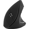 CCYLEZ Mouse Verticale a 2,4 GHz, Mouse da Gioco Ergonomico Ottico 1600 DPI Compatibile con Controllo Ad Alta Precisione, BluetoothBlue Mouse per Giochi/casa/ufficio/bar Internet(nero)