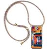 HomiTunky Custodia per Cellulare Girocollo per Honor Magic 7 Lite 5G Tracolla - Collana/Necklace Cordoncino,Practical Stylish Trasparente Silicone TPU Flessibile Antiurto Protettivo Cover