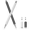 ifreelife Tablet Pen 2 in 1 Touch Screen Pen per tutti i Tablet/Cellulari Universale Stylus Pen Compatibile con iPhone i-Pad Pro Mini Redmi Samsung Huawei Surface Lenovo Chromebook (Bianco/Nero)