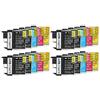 Supply Guy 20 XL cartucce compatibili con Brother LC1100 LC-1100 adatto per DCP-145c DCP-195c DCP-165c MFC-250c MFC-490cw MFC-5490cn MFC-5890cn MFC-6490cw MFC-255cw MFC-290c MFC-295cn MFC-297c