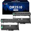 Meagiis DR2510 Unità del tamburo Compatibile per Brother DR2510 DR-2510 tamburo per Brother HL-L2400DW HL-L2400DWE HL-L2445DW DCP-L2620DW DCP-L2627DW DCP-L2627DWXL DCP-L2627DWE (2 PACK)