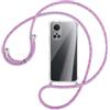 SIMao Cover Collana per Cellulare Compatibile con HONOR X7, Custodia Trasparente Silicone con Cordino Necklace Case Antiurto Cover Custodia da Collo Custodia con Cordino,Unicorno