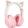 KUIDAMOS Cuffie Bluetooth Cat Ear con Microfono Cuffie Senza Fili Pieghevoli Dell'orecchio del Gatto con La Luce del LED Supporto Wireless E Connessione Cablata Bluetooth-Kopfhörer