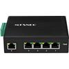 mtxneo POE Switch a 5 porte Gigabit industriale DIN Rail 30W / porta non gestita POE Network Switch