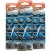 Eunicell 100 x AG13 G13 SR44 LR44 A76 V13GA PX76A Batterie A Bottone Alcaline 357