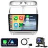 Hodozzy 8 Core 4G+64G Autoradio per Peugeot 307 307CC 307SW 2002-2013 Android 9 Pollici IPS Touch Schermo GPS Navigation Wireless Carplay Android Auto 2 Din Radio Bluetooth DSP WiFi FM RDS, Camera