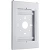 VOLTEVA Supporto da parete per tablet | Metallo | Bianco | per montaggio permanente di tablet | Connessione nascosta possibile | Compatibile con Lenovo Tab M10 (3a generazione), iPad 5/6/7/8/9, iPad