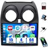SIXWIN [4+64G]SIXWIN Autoradio Android 13 con CarPlay/Android Auto/Mirror Link per Nissan Qashqai J10 2006-2016,9 Pollici HD TouchScreen Schermo Navigatore WiFi Bluetooth 5.0 FM/RDS 32EQ+AHD Retrocamera