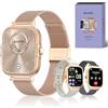 EpochTec Smartwatch Donna, LUNETTE Ultradelgada 1.75 Schermo Touch Chiamate Bluetooth 260mAh 100+ Modalità Sportive, SpO2, Orologio Cardiologico, Monitor del Sonno, Contapassi, IP68, Orologio Sportio