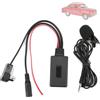 lvifloae Cavo adattatore Bluetooth 5.0 AUX con microfono vivavoce adatto per Alpine CDA-9857 CDA-9886 CDA-117