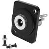 QIANRENON 5,5mm * 2,1mm Pannello Montaggio Adattatore DC5.5 * 2.1mm femmina a 2Pin Saldare Terminale Connettore DC5521 saldare Presa, per Sicurezza Telecamere TV set-top Box LED